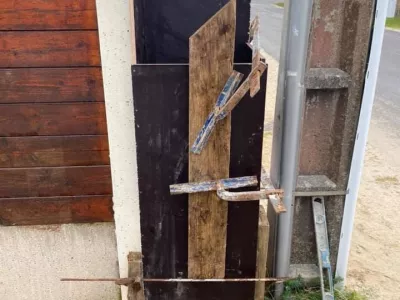 Réhaussement de deux piliers
